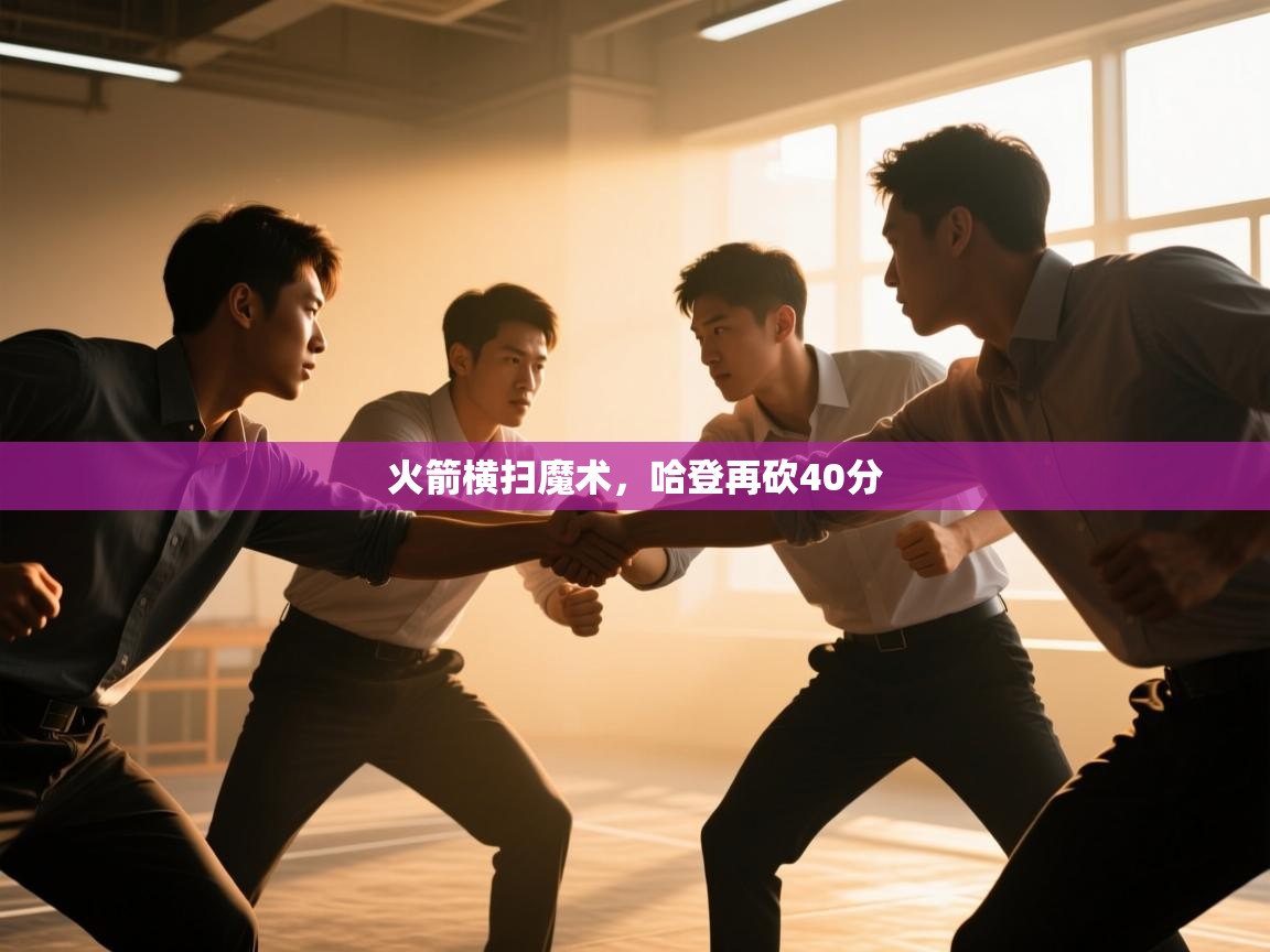 爱游戏体育-火箭横扫魔术,哈登再砍40分 第3张